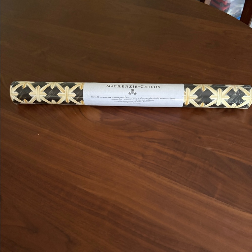 MacKenzie-Childs Courtly Rattan Wallpaper Roll